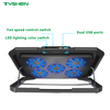 RGB Gaming Laptop Cooling Pad with 5 Fans and 7 Adjustable Heights