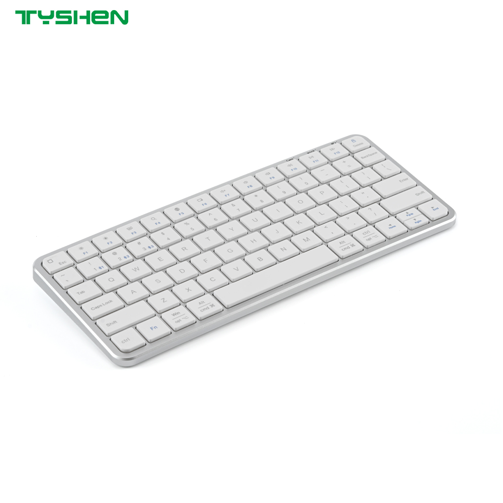 Dual Mode Wireless 78 Keys Scissor Keyboard Bluetooth 2.4G Rechargeable