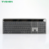 Wireless 110 Keys Office Keyboard OEM Supplier Bluetooth 2.4G Knob Control Rechargeable