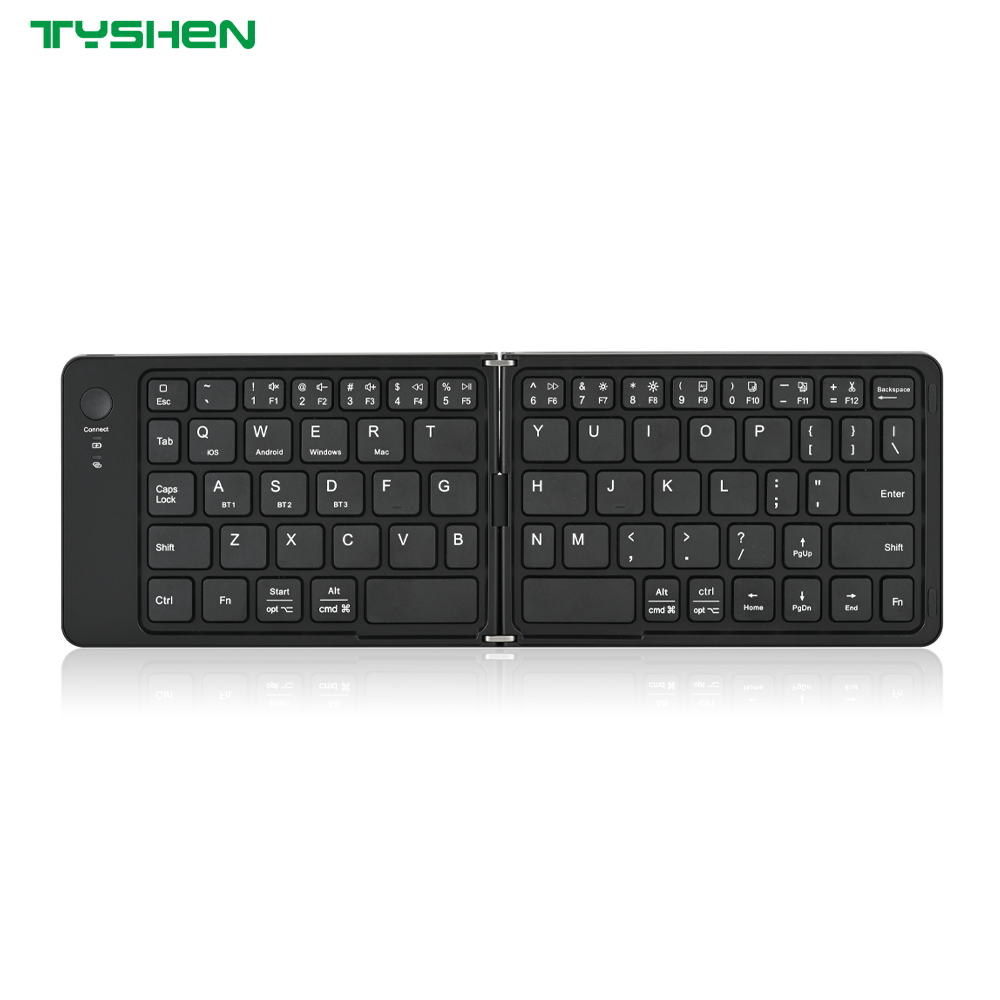 Wholesale Auto Sleep Foldable Bluetooth Scissor Keyboard Ultra Light Portable