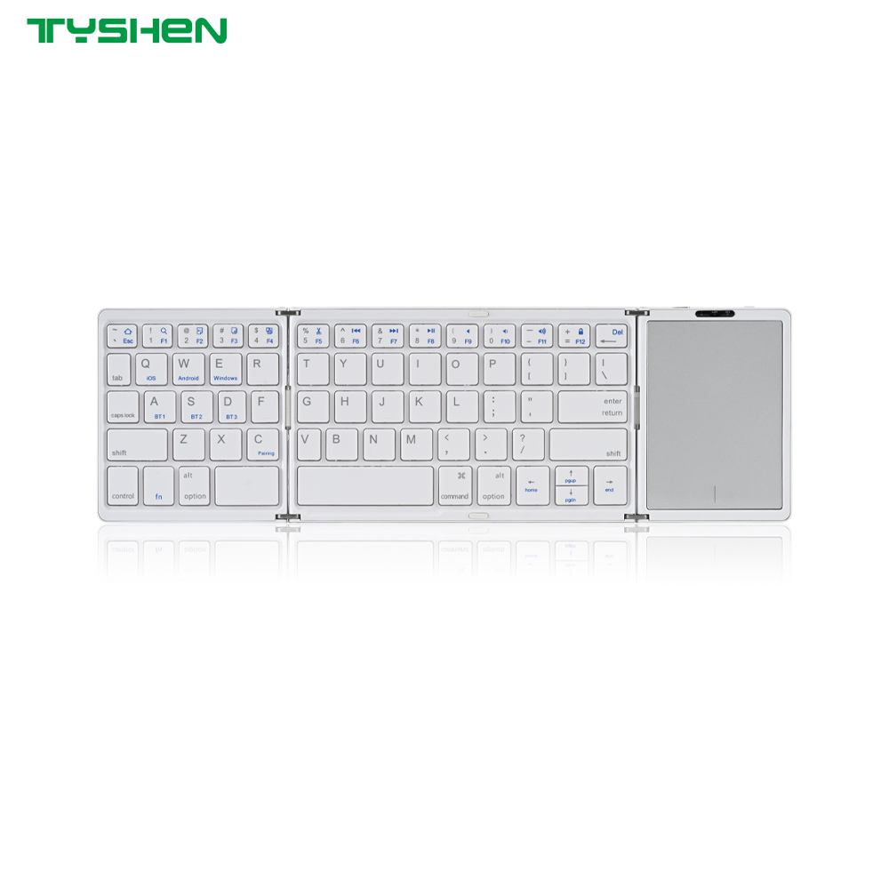 Wholesale Foldable 64 Keys Bluetooth Wired Portable Keyboard Dual Connection