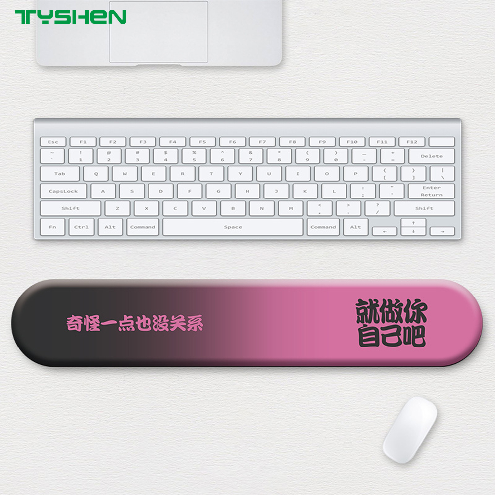 Wholesale Custom Silicone Gel Wrist Rest with Heat Transfer Printing for Office