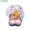 3D Cartoon Silicone Gel Wrist Rest Mouse Pad Lycra Anti-Slip PU Base