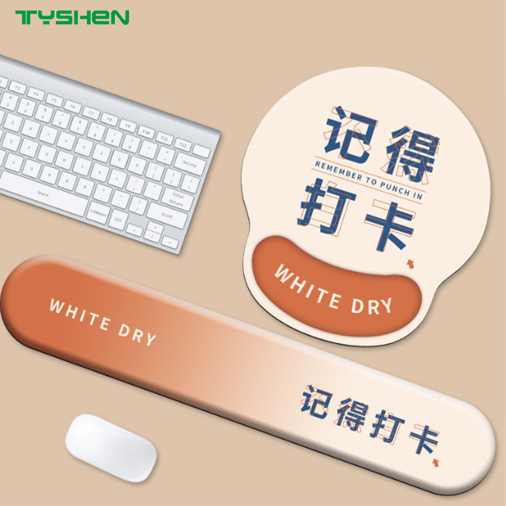 Ergonomic Mouse Pad and Keyboard Wrist Rest Set with Custom Logo