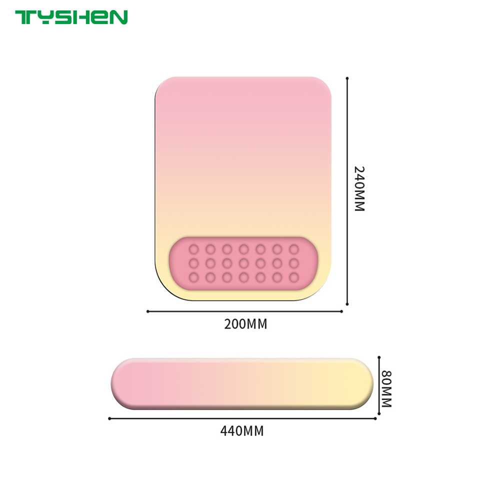 Ergonomic Silicone Gel Mouse Pad and Keyboard Wrist Rest Set with Custom Logo