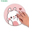 Stitched Edge Anime Round Mouse Pad 200mm with Anti-Slip Rubber Base