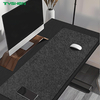 Double-Sided Felt Mouse Pad with Anti-Slip Base Custom Size Available