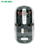 Crystal Transparent 2.4G & Bluetooth Dual-Mode 6 Keys Adjustable DPI Computer Mouse
