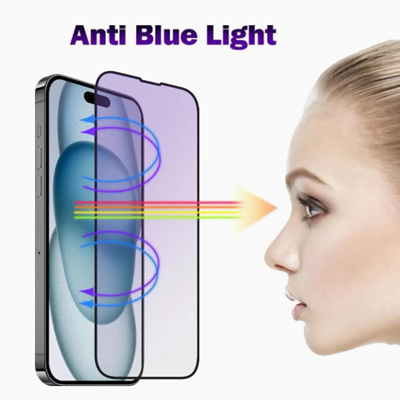 Wholesale iPhone 15 Pro Max 16 Plus Screen Protector Tempered Glass Clear Privacy Anti Blue Light
