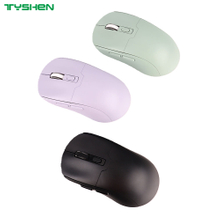 Silent 2.4G & Bluetooth AA Battery Wireless Mouse