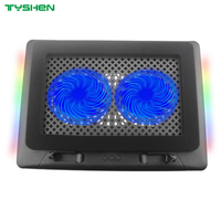 Adjustable Angle Laptop Cooling Fan with Dual USB