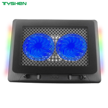 Adjustable Angle Laptop Cooling Fan with Dual USB