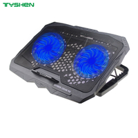 Wholesale Dual 14cm Fan USB Quiet Slim Portable Laptop Cooling Fan