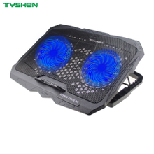 Wholesale Dual 14cm Fan USB Quiet Slim Portable Laptop Cooling Fan