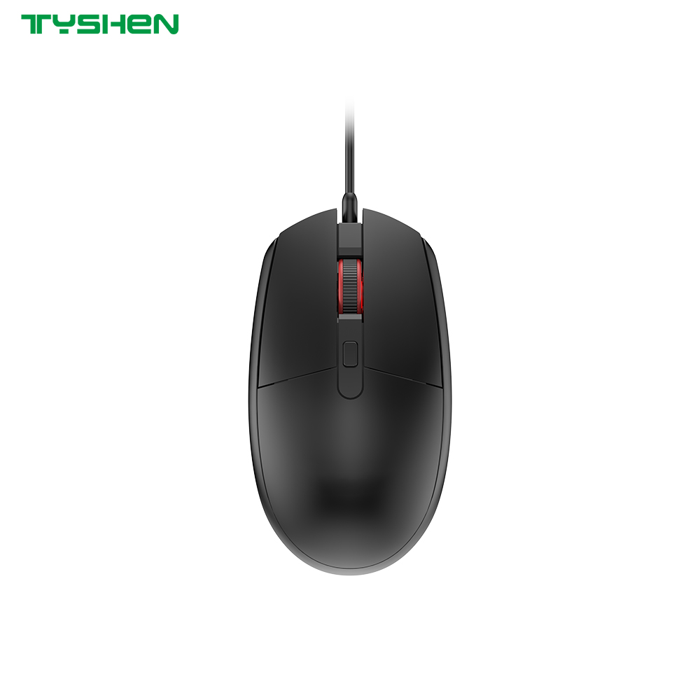 USB Wired Optical Mouse 4 Keys DPI Adjustable Office Mouse
