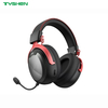 HiFi Bass RGB Wireless Gaming Headset 2.4G Bluetooth Wired Detachable Microphone OEM