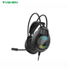 OEM 40mm Wired Gaming Headset RGB Light Noise Cancelling Microphone