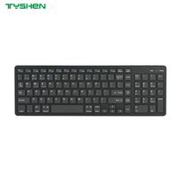 Wireless Full Size Keyboard Multi-Device Bluetooth 2.4G Office with Numeric Keypad
