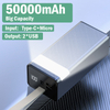 High Capacity Power Bank 50000mAh with Flash Light