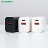 20W/30W Dual Port USB C Fast Phone Charger UK/EU/US/KR/IN Plug Power Adapter