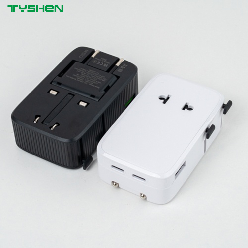 Ultra-Slim 45W Charger with 2000W AC Output 2C1A US/EU/UK/AU Plug OEM