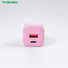 35W Gradient Pink EU/CN/US/UK/KR Plug Mini Charger