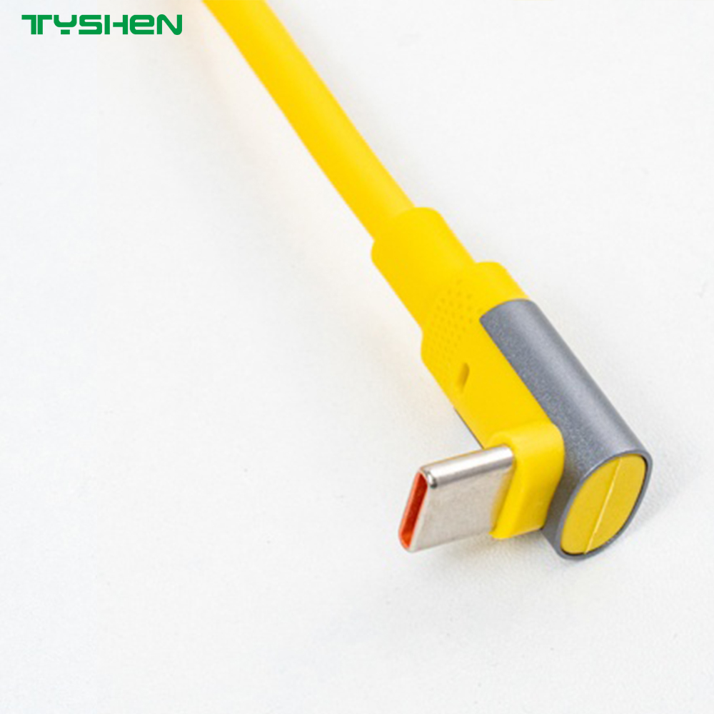 27W/60W 2 in 1 Spring Coiled Fast Charging Cable for car