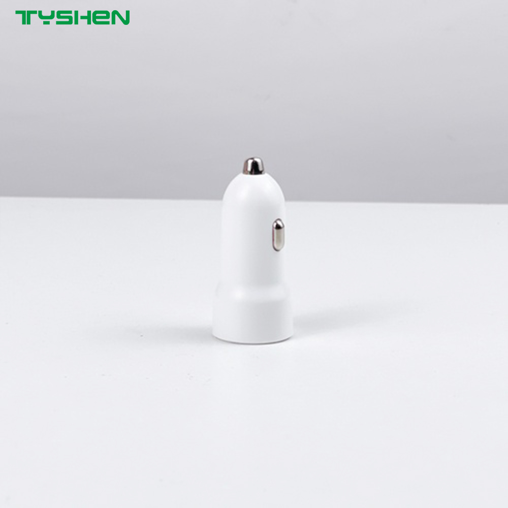 50W Mini Dual Port Fast Car Charger PD/PPS/QC Universal Car Adapter