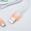 100W Transparent Braided USB-C to USB-C Fast Charging Cable