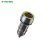 55W Transparent USB-C Fast Car Charger PPS QC Dual Port Adapter