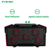 RGB 17 Inch Gaming Laptop Cooling Pad with 5 Fans and 5-Level Stand