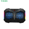 RGB Gaming Laptop Cooling Pad with RGB Light Bars and Adjustable Speed