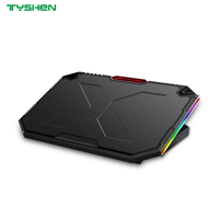 RGB Gaming Laptop Cooling Pad with 5 Fans and 7 Adjustable Heights