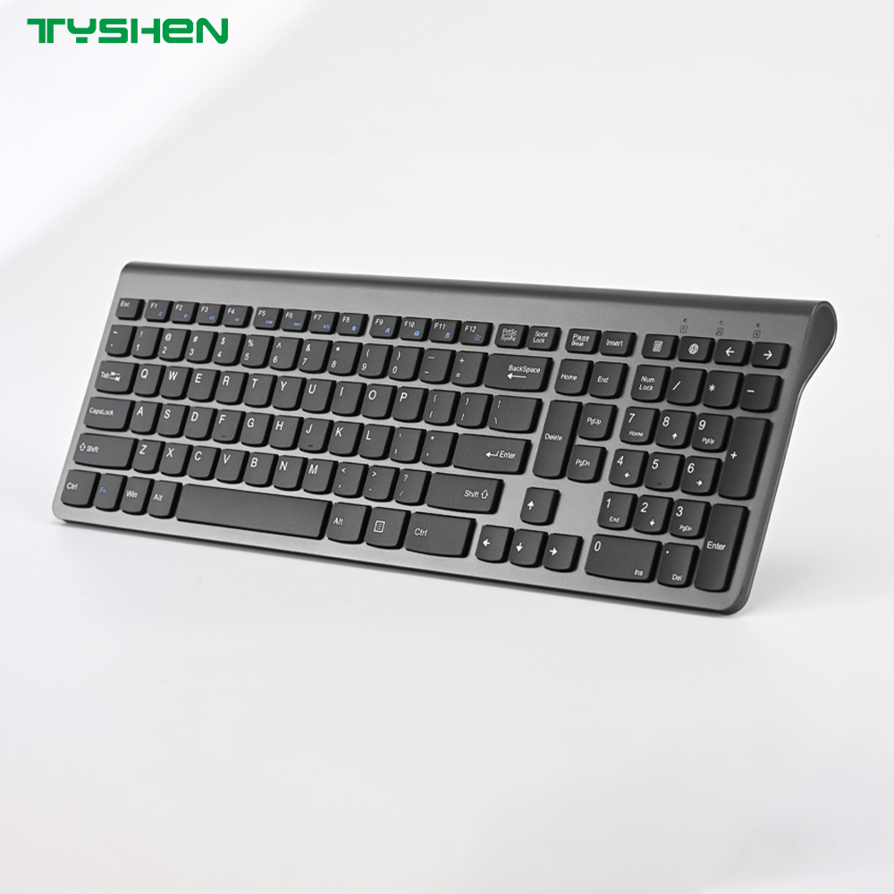2.4G Wireless Office Keyboard OEM Supplier | Rechargeable Type-C Keyboard & Mouse Combo