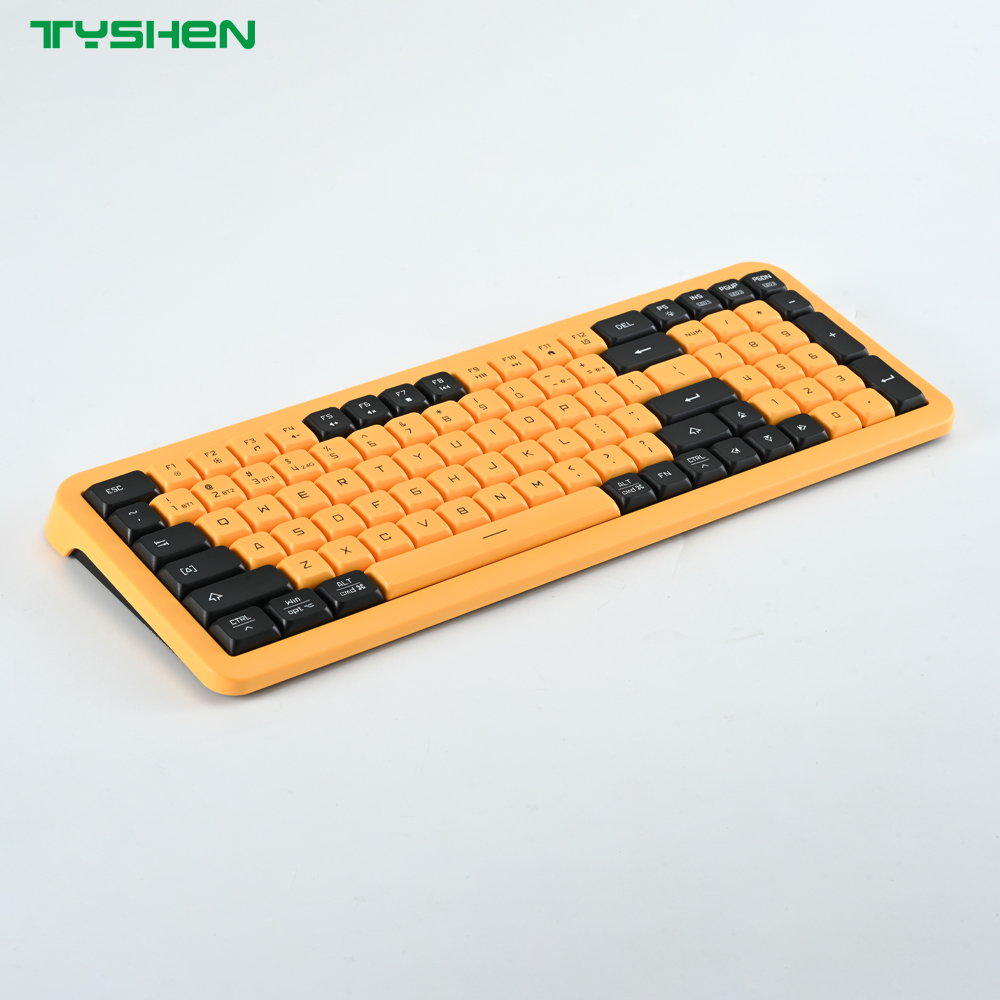 OEM Tri-Mode Wireless 99 Keys Office Keyboard with Bluetooth and USB