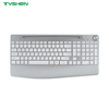 Wireless 108 Keys Full Size Office Keyboard with Bluetooth 2.4G Rechargeable