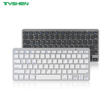 2.4G Wireless Round Keycaps Keyboard with Stand Scissor Slim Desktop