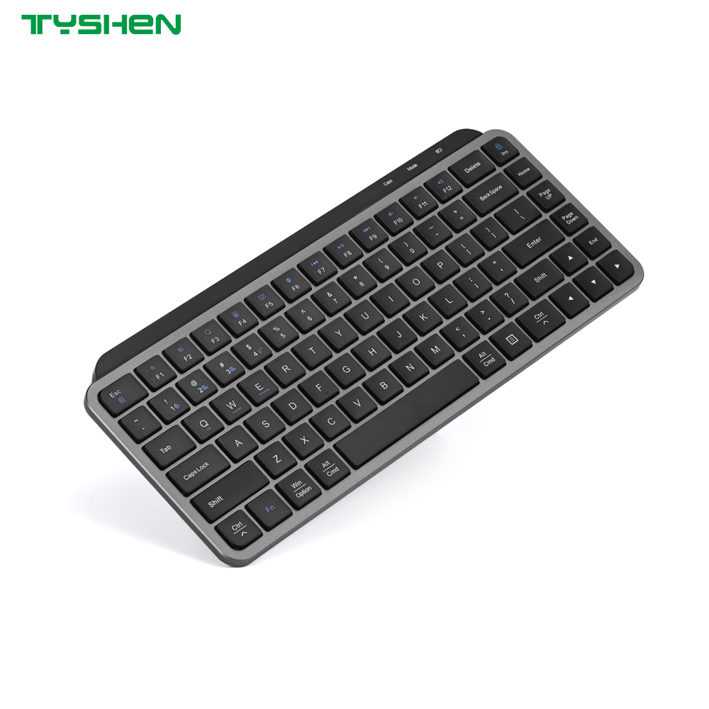 OEM 84 Keys Wireless Keyboard with Bluetooth 2.4G Portable Office Keyboard