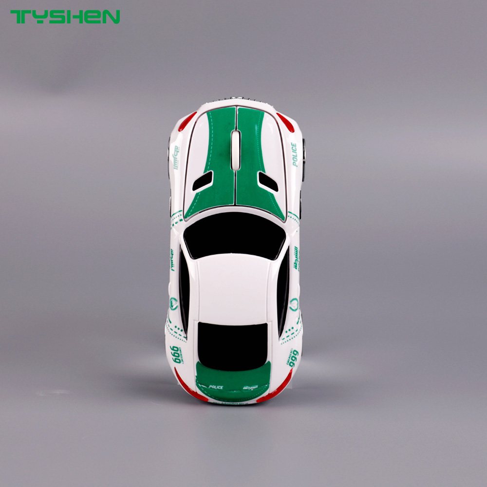 2.4G Wireless Car Shape Mouse LED Light USB Optical Mouse Sports Car Design