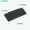 99 Keys Scissor Wireless Keyboard with Bluetooth 2.4G Office Rechargeable
