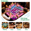Custom Full Print Jacquard Waterproof Square Mahjong Table Mat