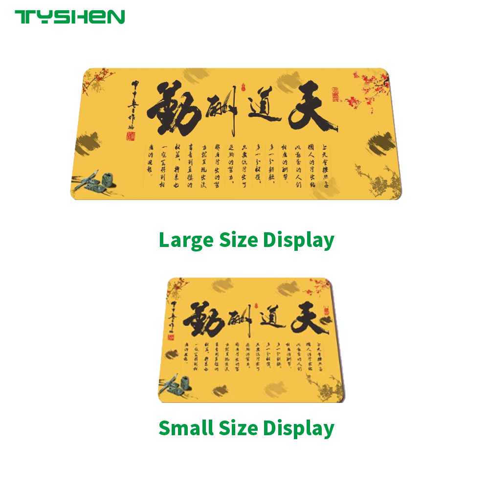 300×250mm Anime Mouse Pad with Anti-Slip Rubber Base and Unstitched Edge