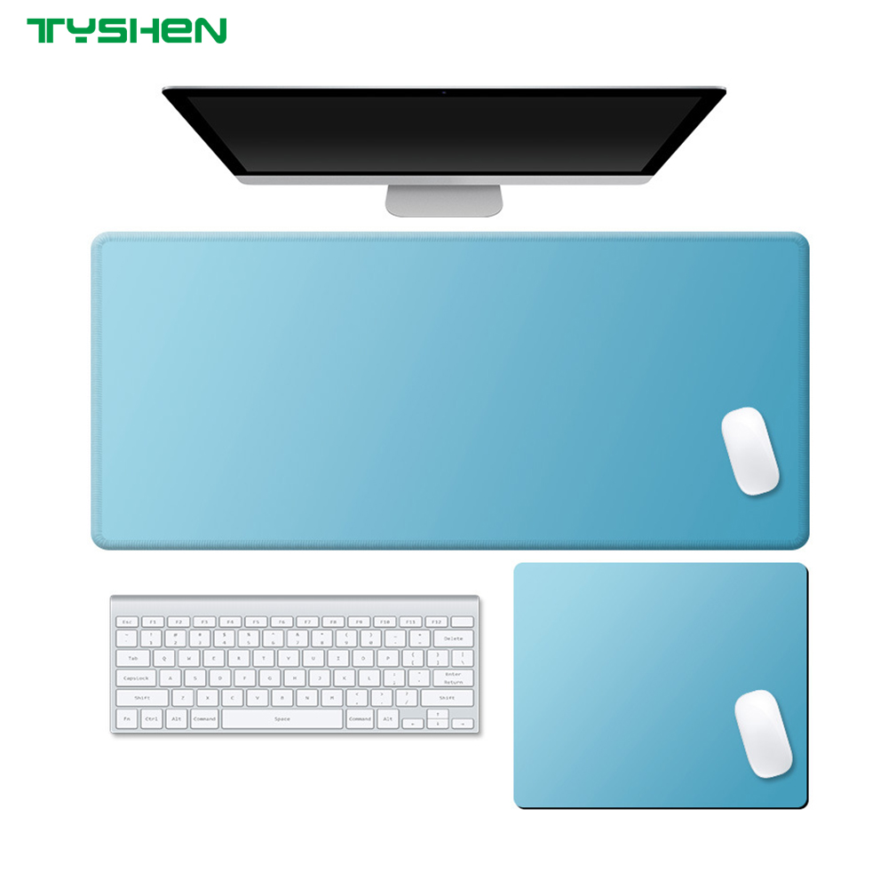 Gradient Mouse Pad with Stitched Edge and Anti-Slip Rubber Base Custom Size