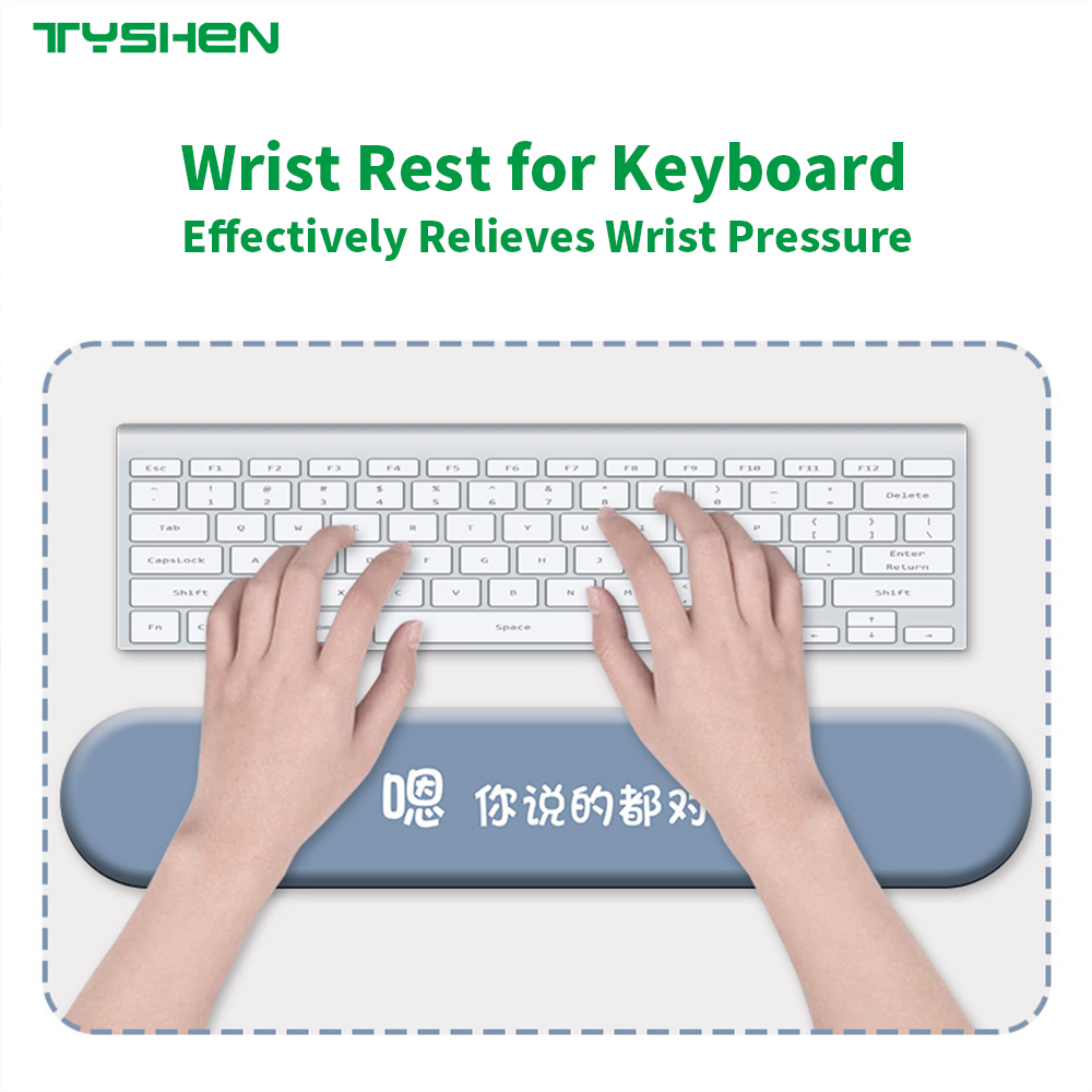 Ergonomic Mouse Pad and Keyboard Wrist Rest Set with Custom Logo