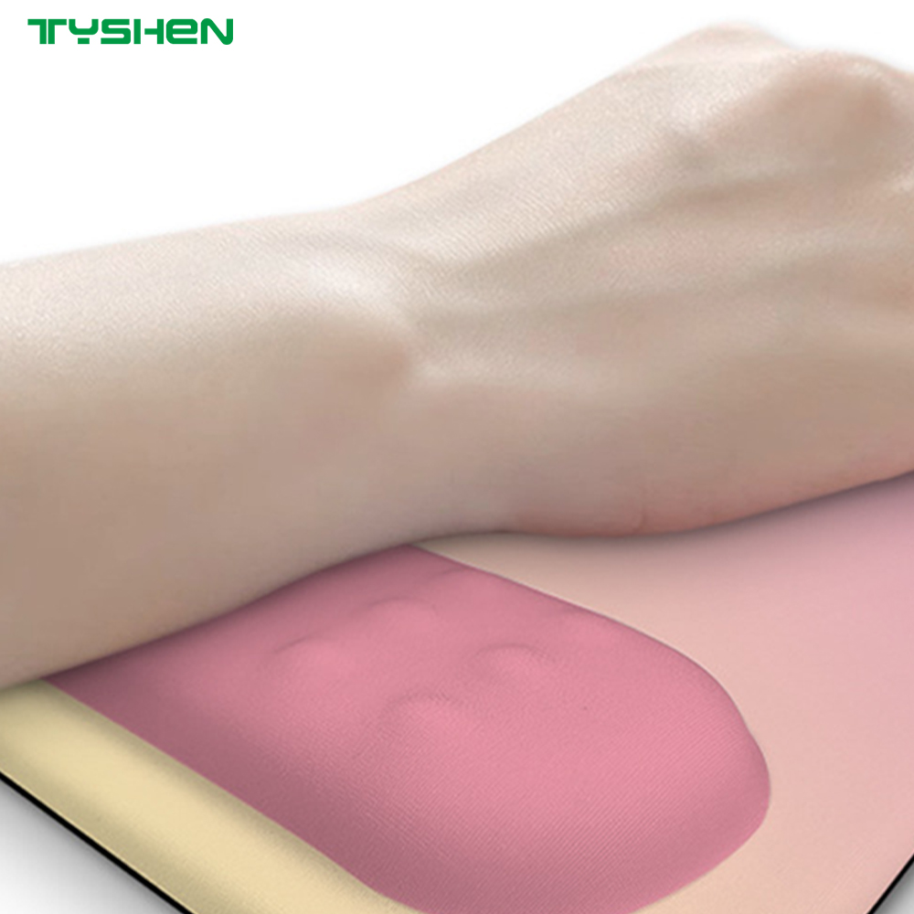 Ergonomic Silicone Gel Mouse Pad and Keyboard Wrist Rest Set with Custom Logo