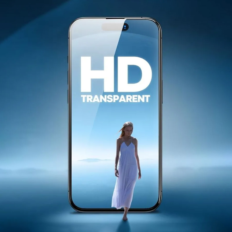 Factory Wholesale Clear Tempered Glass Screen Protector for iPhone 15 Pro Max 16 Plus HD