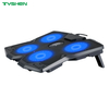 Butterfly Design Quad Fan High Airflow Anti-Slip Cooling Stand for 17-Inch Laptop