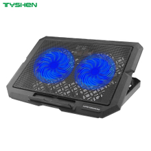 14CM 2 Fan Adjustable USB Laptop Cooling Stand
