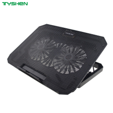 Fixed Speed 14CM 2 Fan RGB USB Laptop Cooling Stand