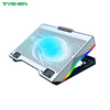 RGB Single-Fan Adjustable Gaming Laptop Cooling Fan with Phone Holder & Dual USB